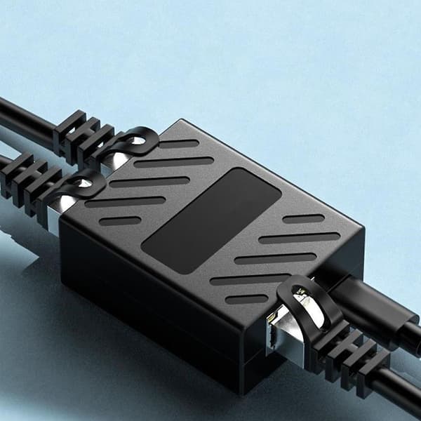 Ethernet Splitter Coupler Rj45 Splitter Connector Adapter 1 Til 2 Vejs Stik