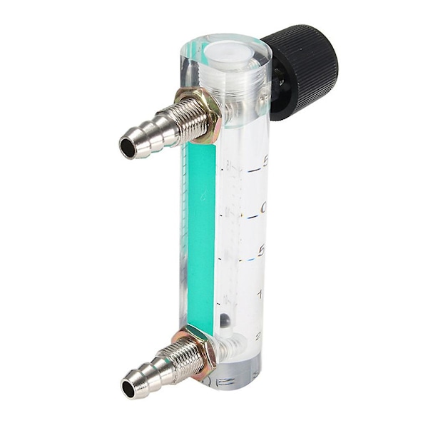 Lzb-6m Oxygen Air Flow Meter 0-1,5 Lpm Flowmeter Med Kontrolventil Registrer Flow