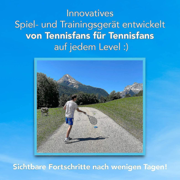 Tennis Treningssett Med Wilson Tennisball | Innovativt Ballspill For Utendørs, Hage, Park For Barn Voksne