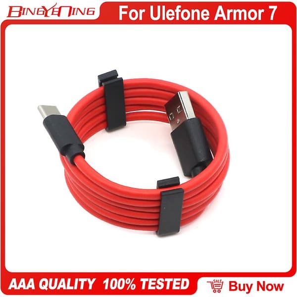 Usb Power Adapter Oplader Eu Stik Rejse 5v3a Type-c Kabel Data Line Opladekabel Til Ulefone Armor 7 Armor 8 Power 6
