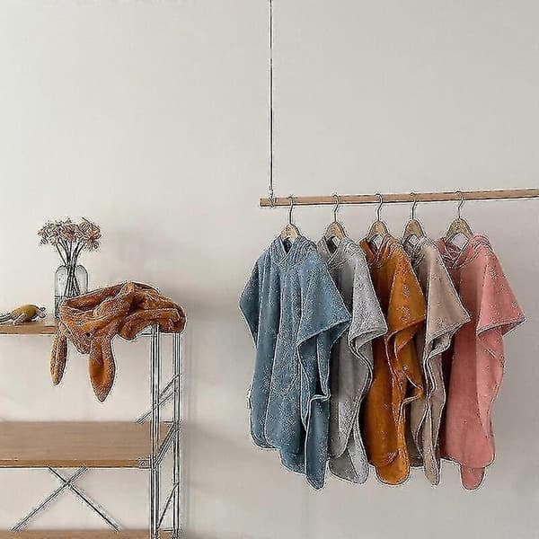 Pige Nattøj Badehåndklæder poncho light blue