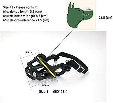 Mighty Muzzle for Dogs, Small - Size 1