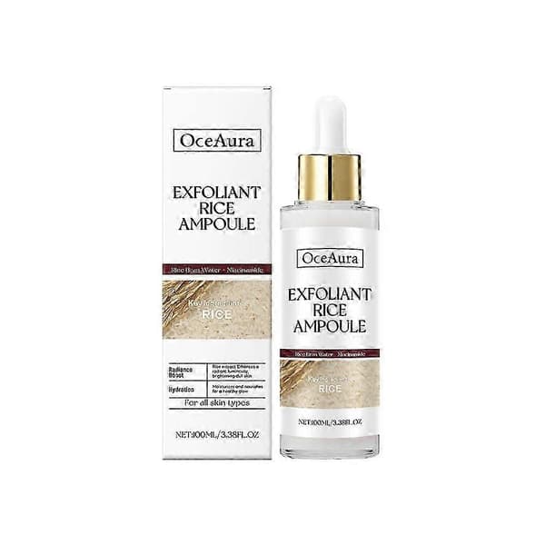 1-5x Eksfolierende Sort Ris Ampul, Sort Ris Peeling Ampul, Blødgør Huden og Renser Døde Hudceller, Ansigtspleje Serum 100ml 4PCS