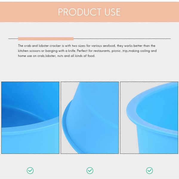 Silikone Mini Kageforme 4 Tommer Rund Bageform Non-Stick Silikone Bageform Bageplade Genanvendelig Blå, Sæt med 6