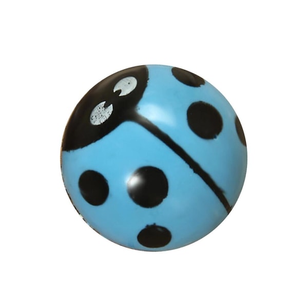 20 stk Morsomme lekeballer Ladybug hoppende baller Elastiske baller for barn som leker (tilfeldig farge)