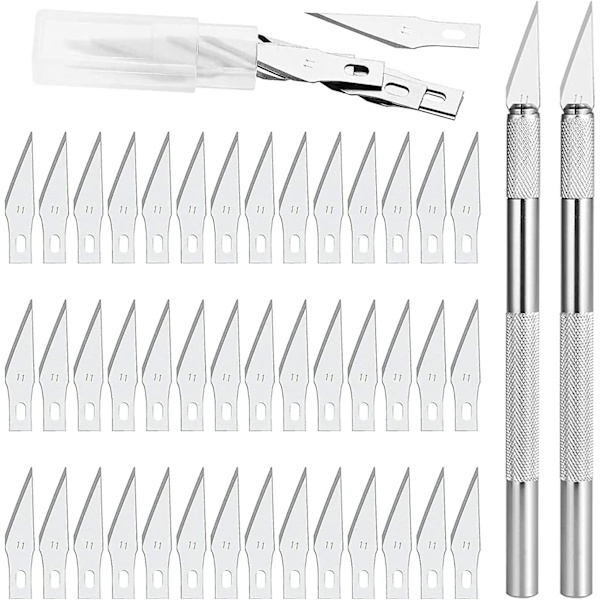 Scalpel Dhrs Precision Work Cutter 2 Med 42 Blad För Skärning