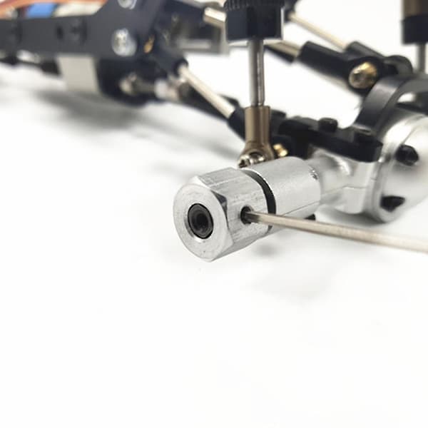 4 stk. 5mm til 12mm metal kombinationshjulnav hex-adapter til D1