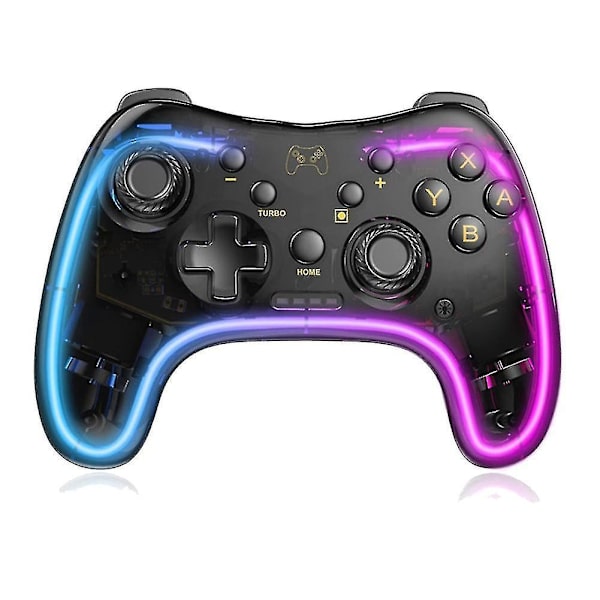 Kontroller 6-axlig Somatosensorisk Rgb Spelkontroll Kompatibel Med Switch Lite Switch Oledeled