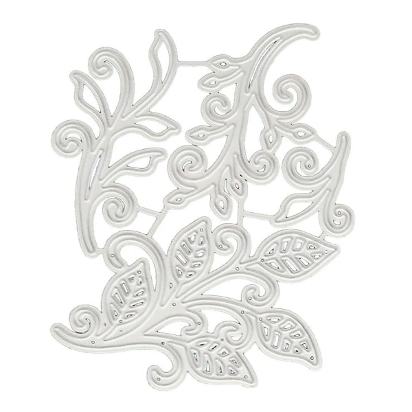 Plants Leaves Metal Cutting Dies Stencil Diy Scrapbooking Album Paper Card Mold