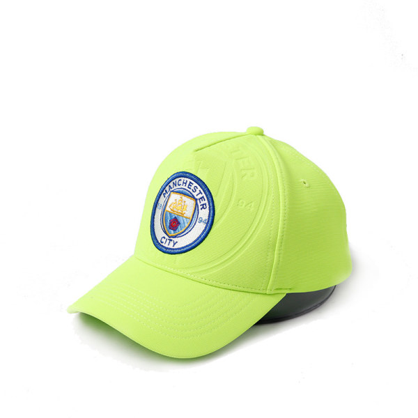 Manchester City Solhatt Fotbollslag Souvenir Präglad Baseballkeps fluorescent color