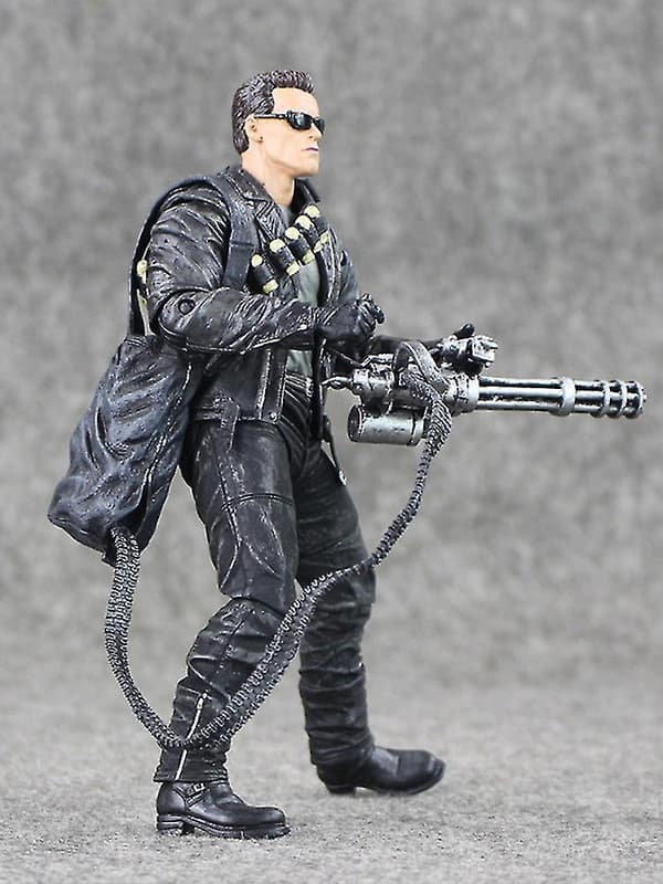 Terminator 2 Judgment Day T-800 Arnold Actionfigur Leksaksmodell för Present