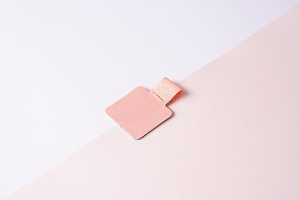 10 stk. Pen Loop Holder Selvhæftende Læder Penneholder Med Elastisk Loop Pink