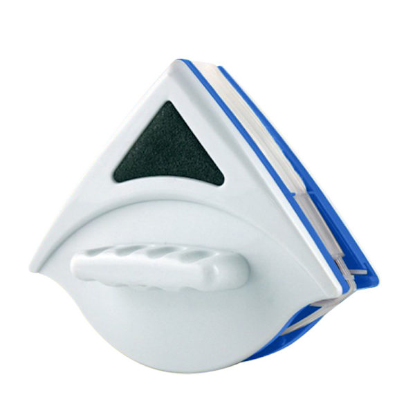 Magnetisk dubbelsidig torkar rengöringsutrustning (vit triangel mörkblå 3-8MM*1