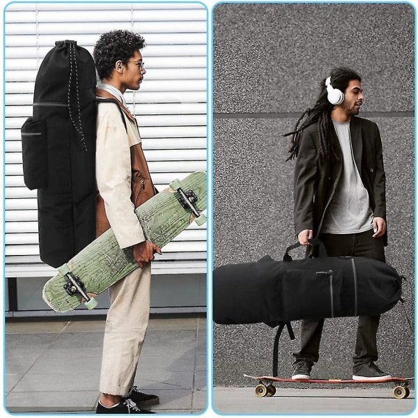 Skateboard bag for menn, vanntett skateboard ryggsekker bag