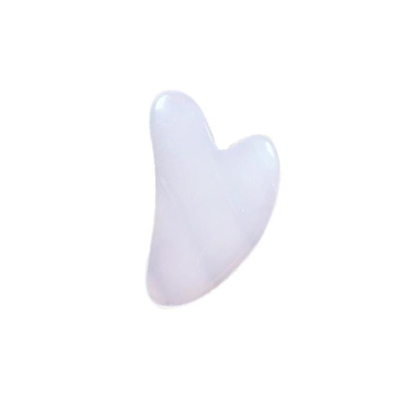 1 st Hjärtformat harts Ansiktslyftande Skönhetsprodukter Massage Skrapande bit att ringa