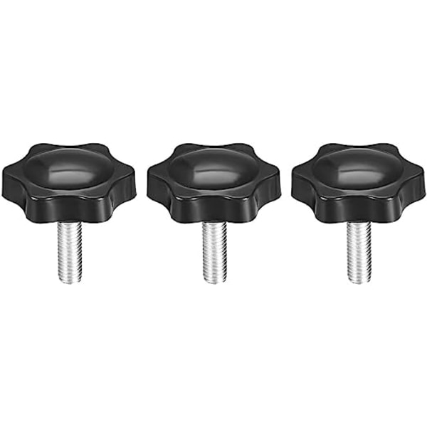 Kiristyskahvan ruuvinupit Kahvan tähtiruuvi M6 x 20mm Uroskierre 3kpl M6*20 *3