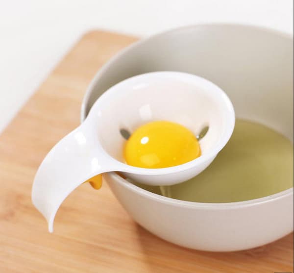 3 stk Eggseparator Klips - Eggseparator Eggeplomme Hvit Separator