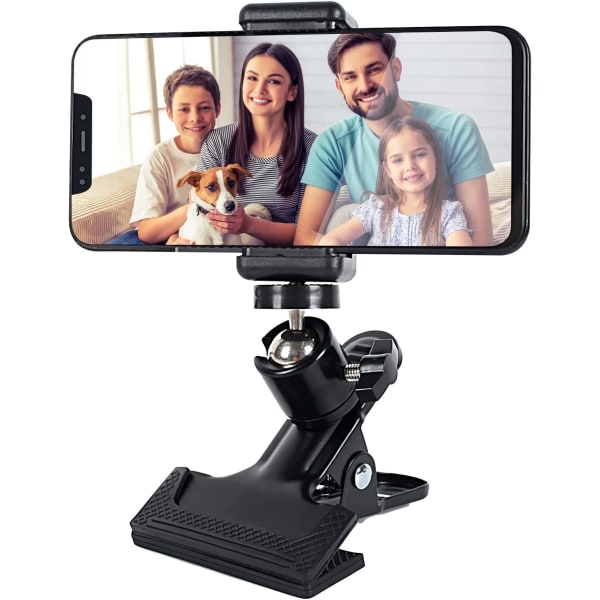 Phone Holder Desktop Adjustable Phone Holder Clip Holder Bas