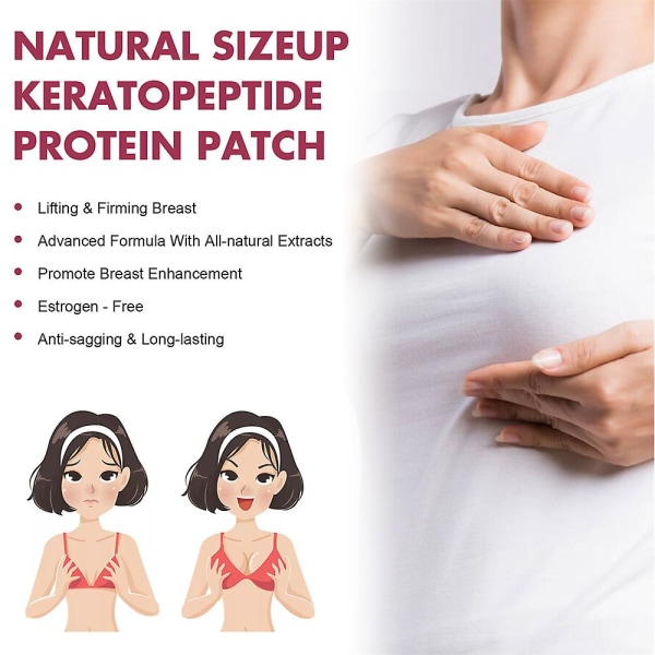 Brystforsterkningsplaster Keratopeptid Protein Brystforstørrelse oppstrammende pute Naturlig brystforstørrende puter Oppstrammende bryster