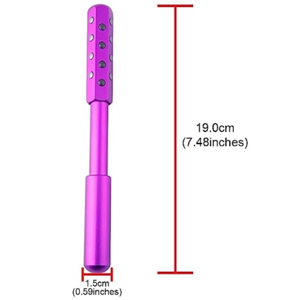 Beauty Maseager Germanium Roller kasvojen ihonhoitoa kohottava työkalu Purple Beauty Bar