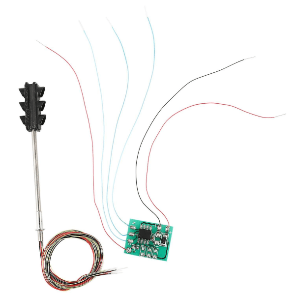 3-farvet lyssignaler Ho Oo skala model 6LED til gør-det-selv sandbord