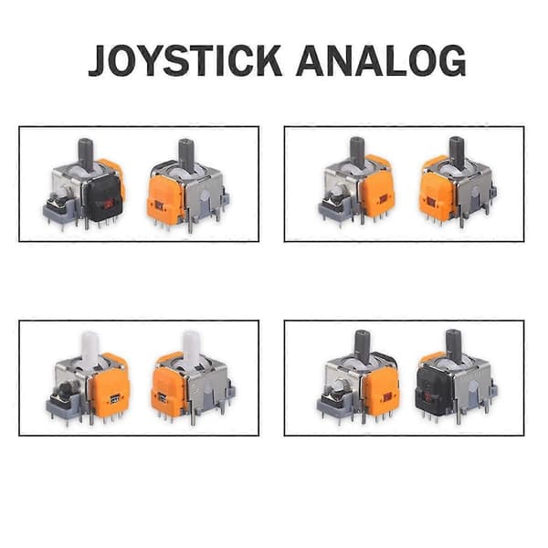 10 stk. 3D Hall Effect Joystick Justerbar Uden Drift Tommelfingerstyrepinde Spil Joystick Modul Controller til