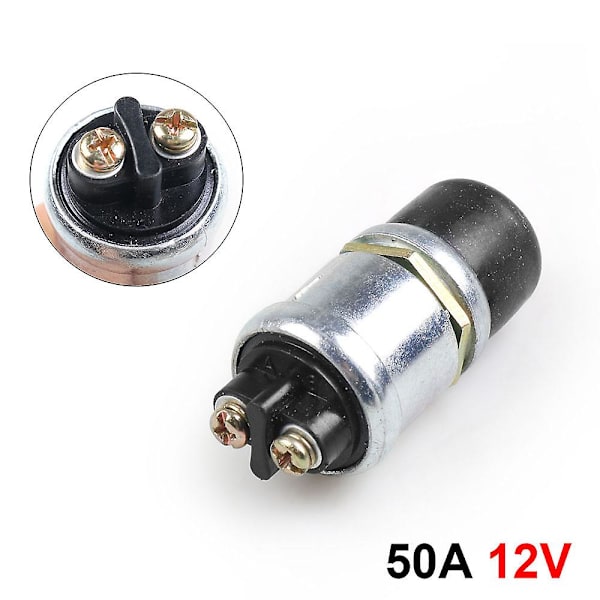 12v 50a Vandtæt Afbryder Trykknap Biler Båd Spor Horn Motor Start