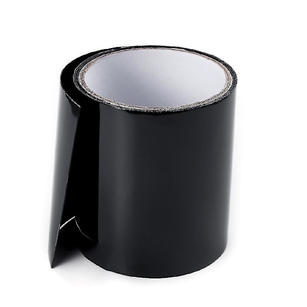 100 cm x 10 cm Super stærk fiber vandtæt tape Stop lækager Forseglingsreparationstape, sort farve