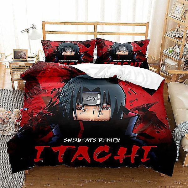 Naruto-sarjan kolmiosainen pussilakanasetti, kaksiosainen F 140*200two-piecesuit