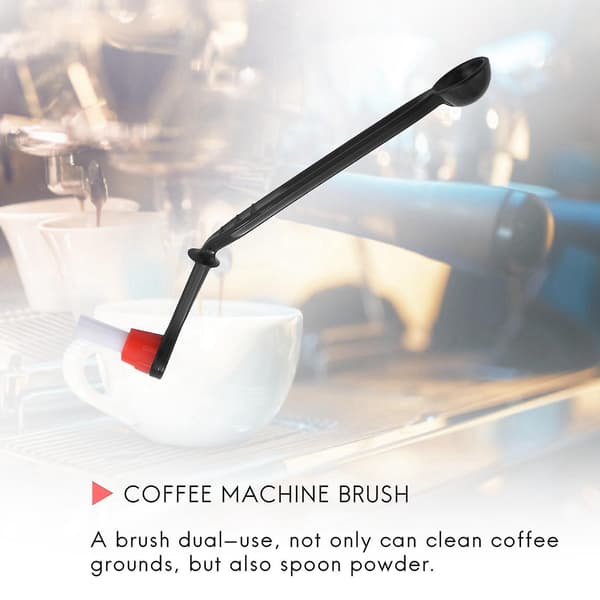 3x 2 i 1 kaffemaskinborste nylon espressokaffekvarn