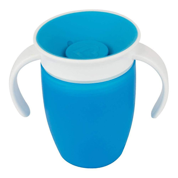 Munchkin Miracle 360 Oppimiskuppi Kahvoilla, Vuotamaton, 6+ V, Sininen/Vihreä, 207ml (2 Kpl Pakkaus), Sininen