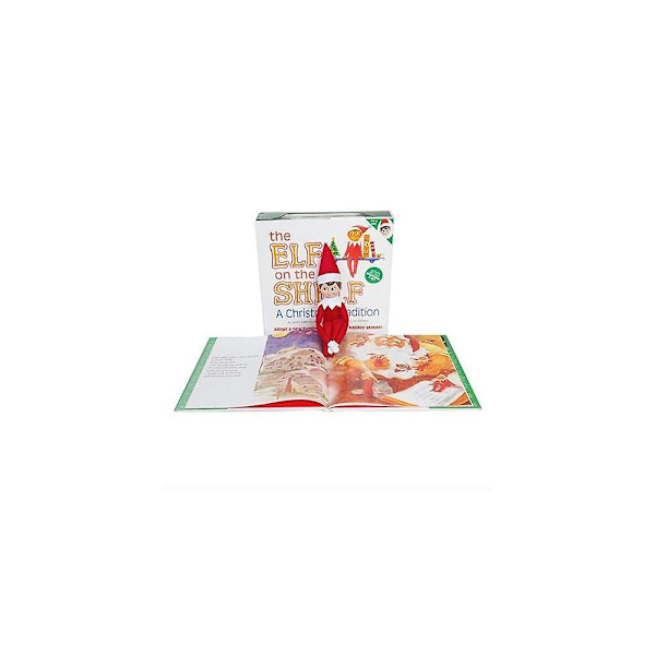 Elf On The Shelf: Jouluperinne (sinisilmäinen poika). Haltia ja kirja