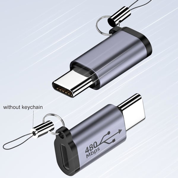 USB-C til Micro USB-adapter Type-C hun til Micro USB han konverter-stik Type C to Micro