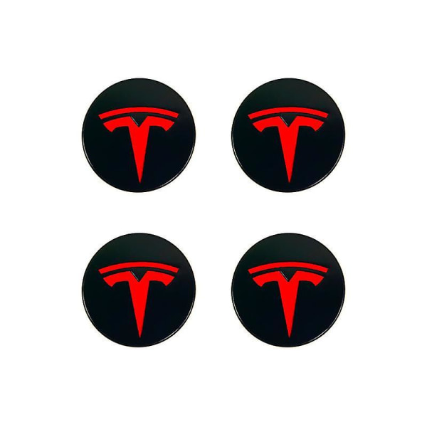 Velegnet til Tesla Tesla Model 3 Wheel Center Cover Logo - D