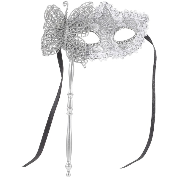 Naamiaisnaamio Stick Fancy Dress Maskilla Tanssijuhlanaamio Prom Mask naisille