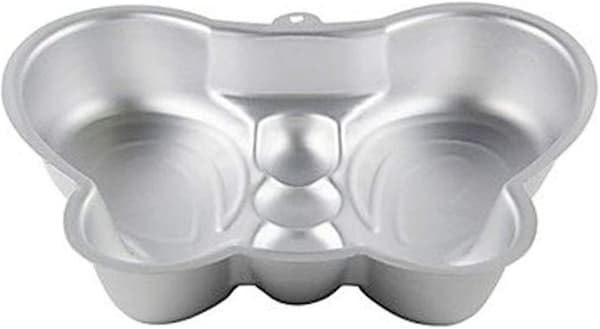 10 tommer sommerfugleformet aluminium 3d bageform kageform bageform - sommerfugl