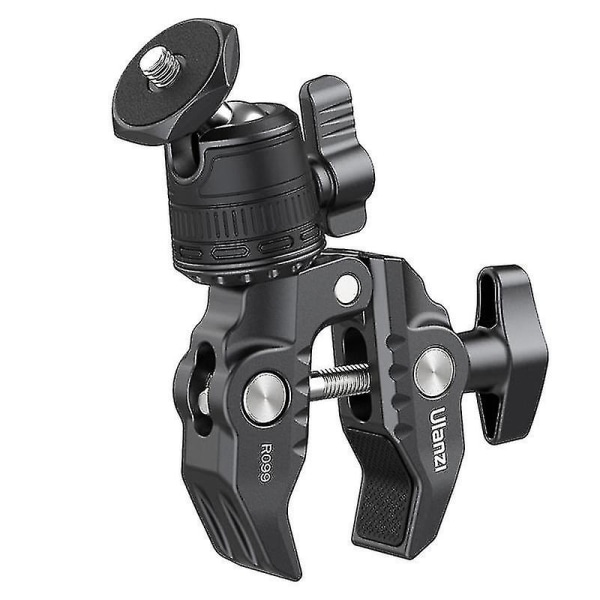 Ulanzi R099 Klemme Med 360 Mini Kuglehoved Quick Release Clamp