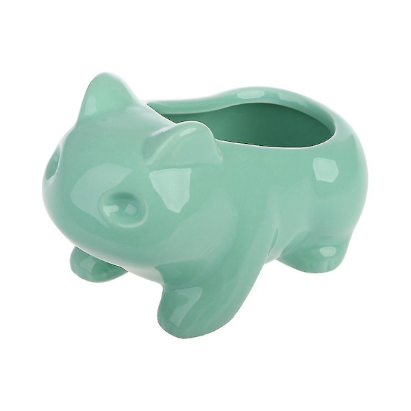 Kawaii keramisk blomsterkrukke sukkulent potteplanter planter med hul hjem kontor