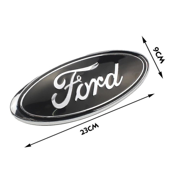2 stk Bilemblem-merke for Ford F150 Oval Decal-emblem foran R