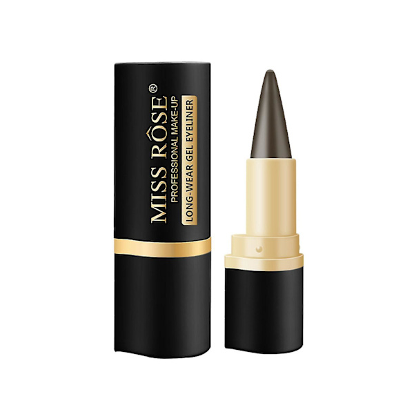 Vandtæt Eyeliner Eyeliner Mat Hurtigtørrende Eyeliner Single-head Sort Solid