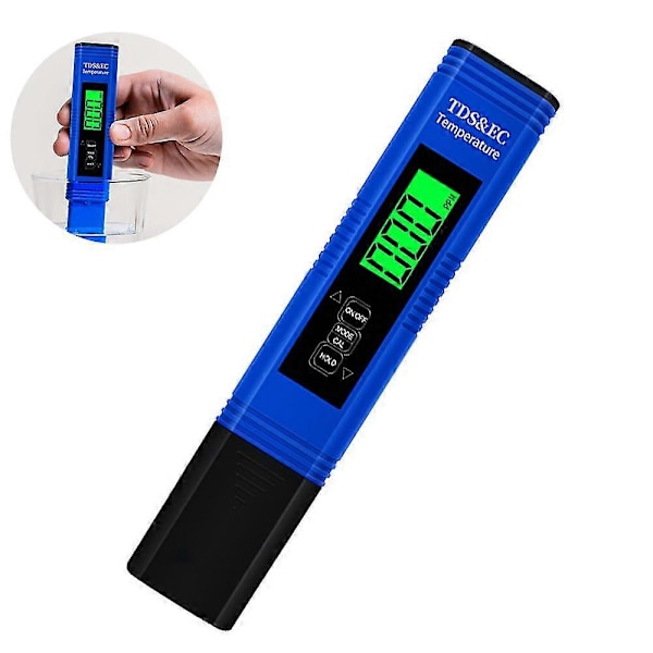 Tds Tester 3-i-1 Tds Ec & Temperaturmåler Ultrahøj