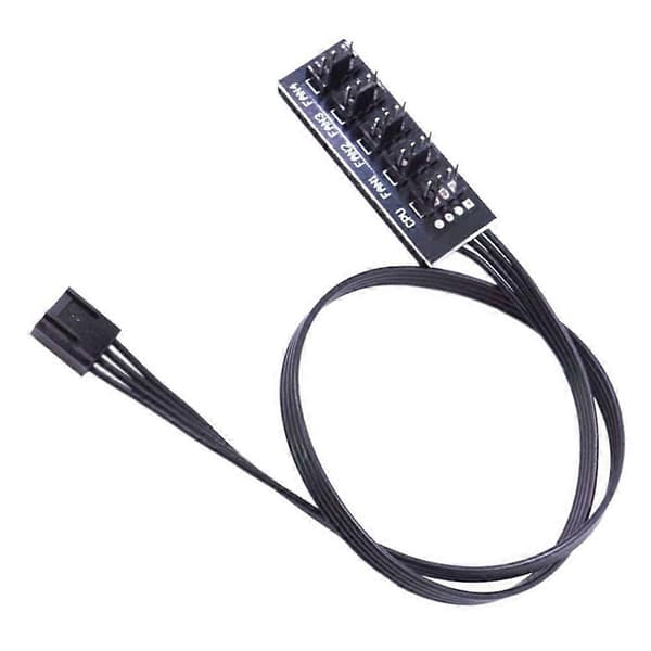 40 cm 1 til 5 4-Pin Molex TX4 PWM Blæser CPU HUB Splitter PC Kabinet Chasis Køler Forlængerkabel Adapter Controller