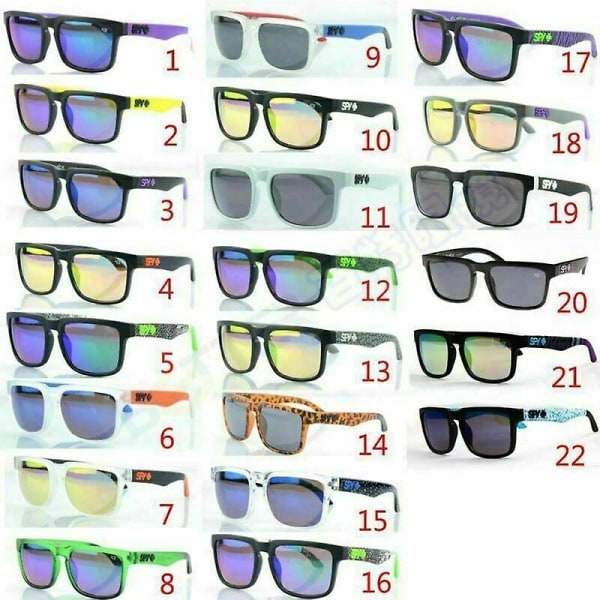 Nya Spy1 22color Ken Block Klassiska Cykel Sports Retro Solglasögon Uv400 Glasögon No 14