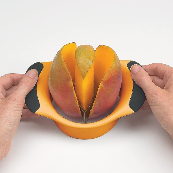Gode ​​greb - Mangoskærer - Frugtskærer i rustfrit stål - Orange Og Sort