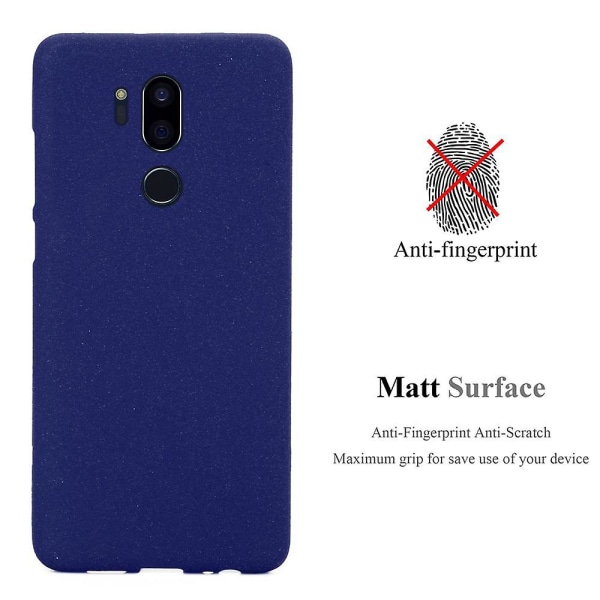 LG G7 ThinQ / FIT / ONE Hülle Handy Cover TPU etui - mat DARK BLUE FROST