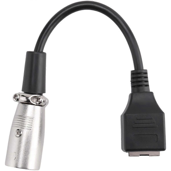 Adapterimuunnin DMX-kaapeli Jatkojohto XLR 3-nastainen RJ45-verkkoliittimeen (uros)