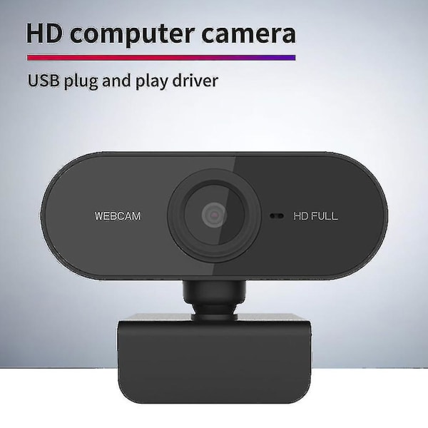 Hd 1080p Webkamera Datamaskin Pc Webkamera Med Mikrofon Rotat