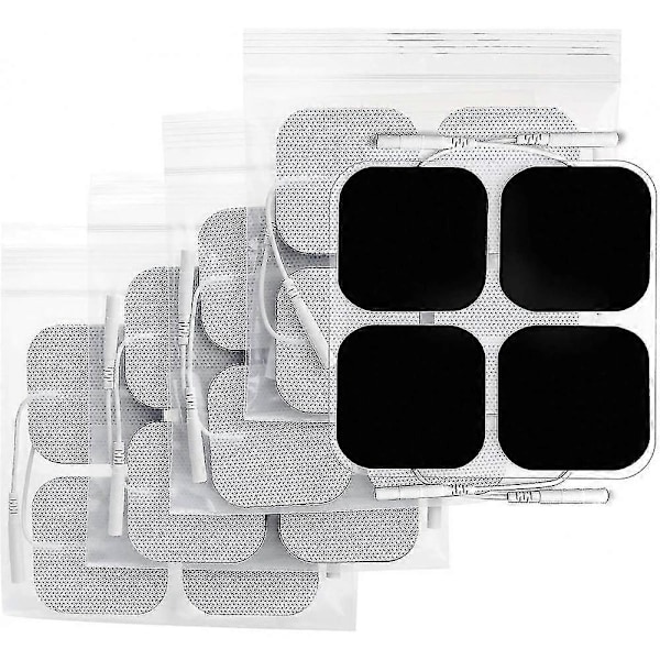 TENS Maskine Pads 50 x 50mm 20 stk, 3. generations latex-fri TENS elektrode pads med opgraderet MYM