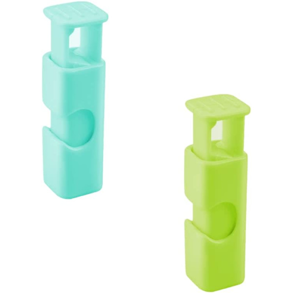 Brødposeklips, 2-pakning Tetningsklips, Plastlukkeklips, Brødposeklips, Poselukkeklips, Matklips