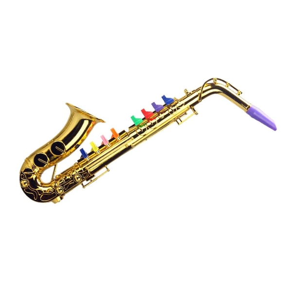 Saxofon 8 farvede taster Simuleringslegetøj til børnefest T